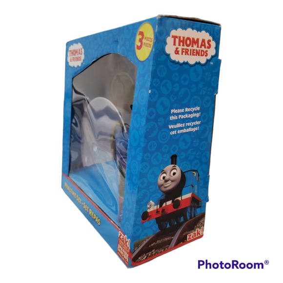 Thomas and Friends 3pc Plate, Bowl and Tumbler Mealtime Set- New in box - Picture 4 of 5